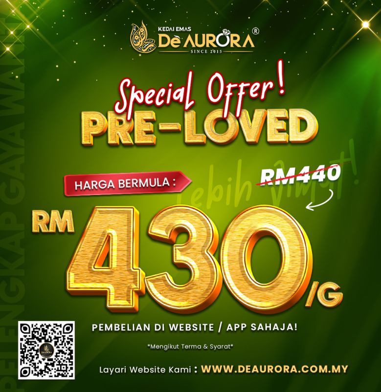 SPECIAL OFFER PRELOVED