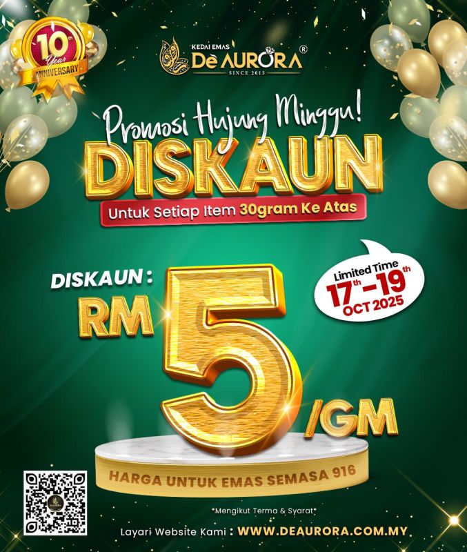 DISKAUN RM5/G !!