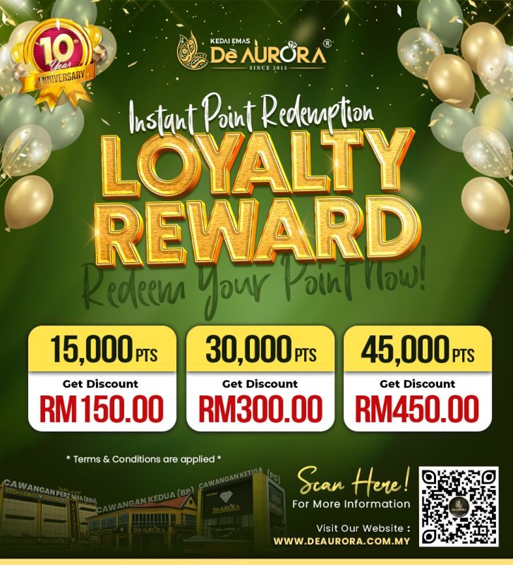 REDEEM LOYALTY REWARD !!