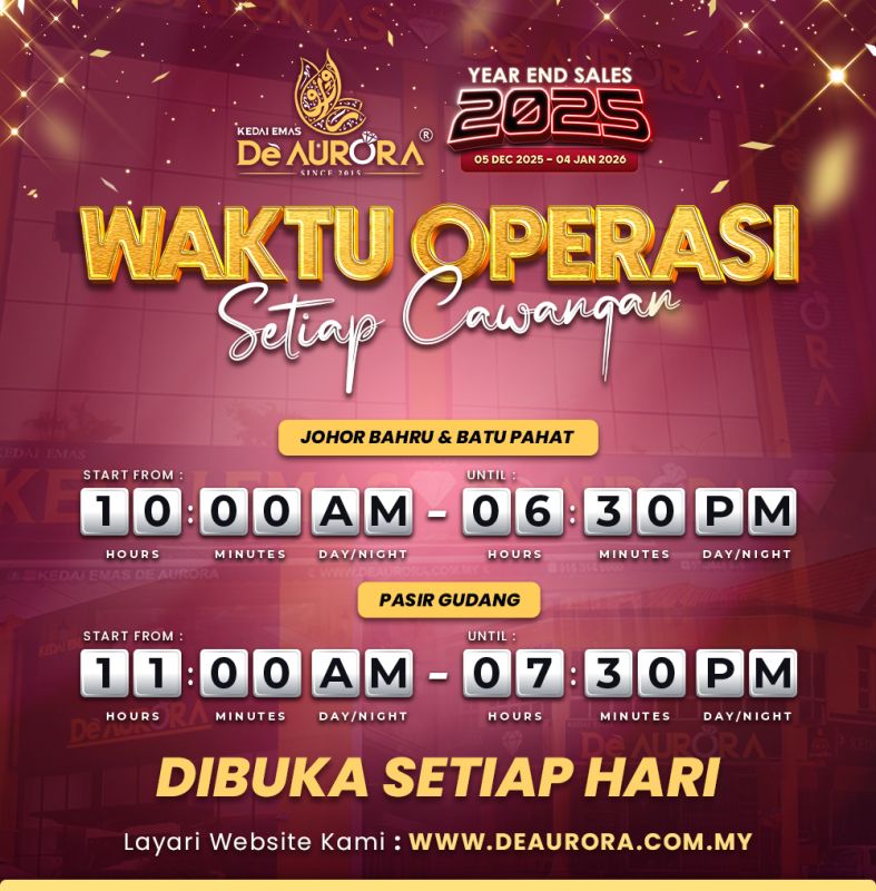 WAKTU OPERASI KAMI !