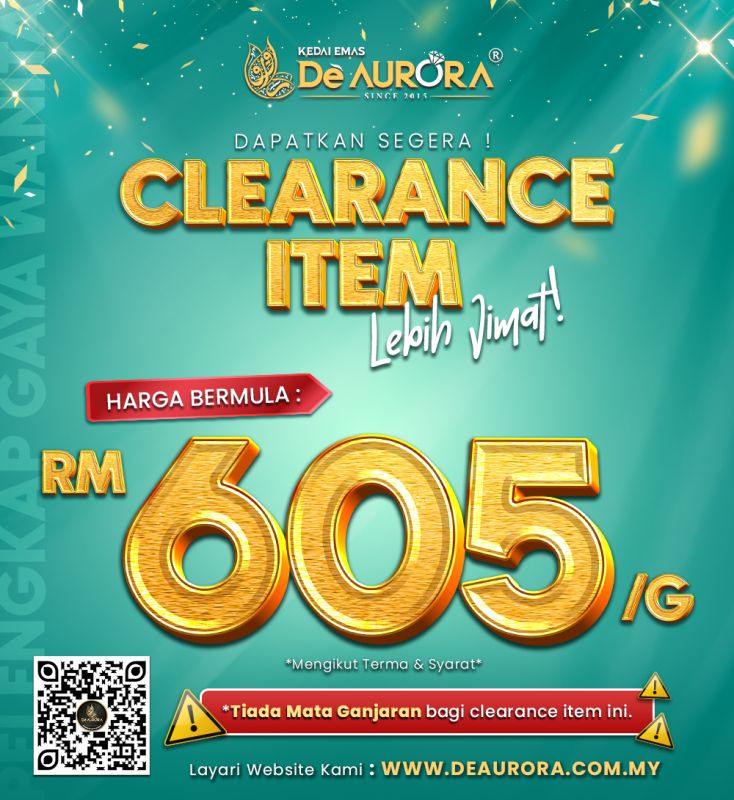 PROMOSI CLEARANCE ITEM !!