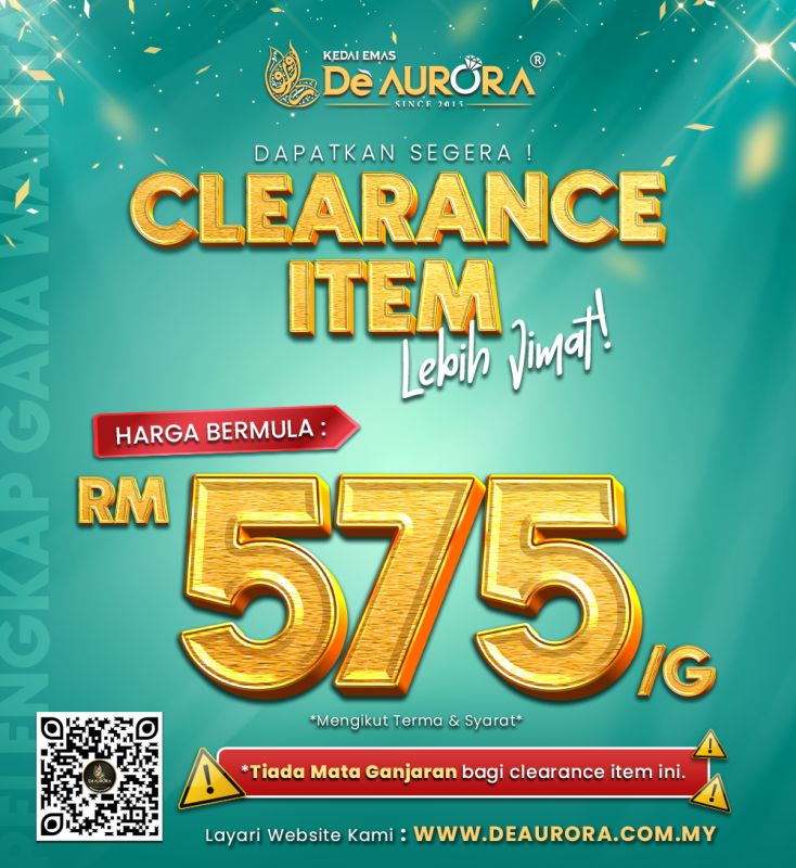 PROMOSI CLEARANCE ITEM !!