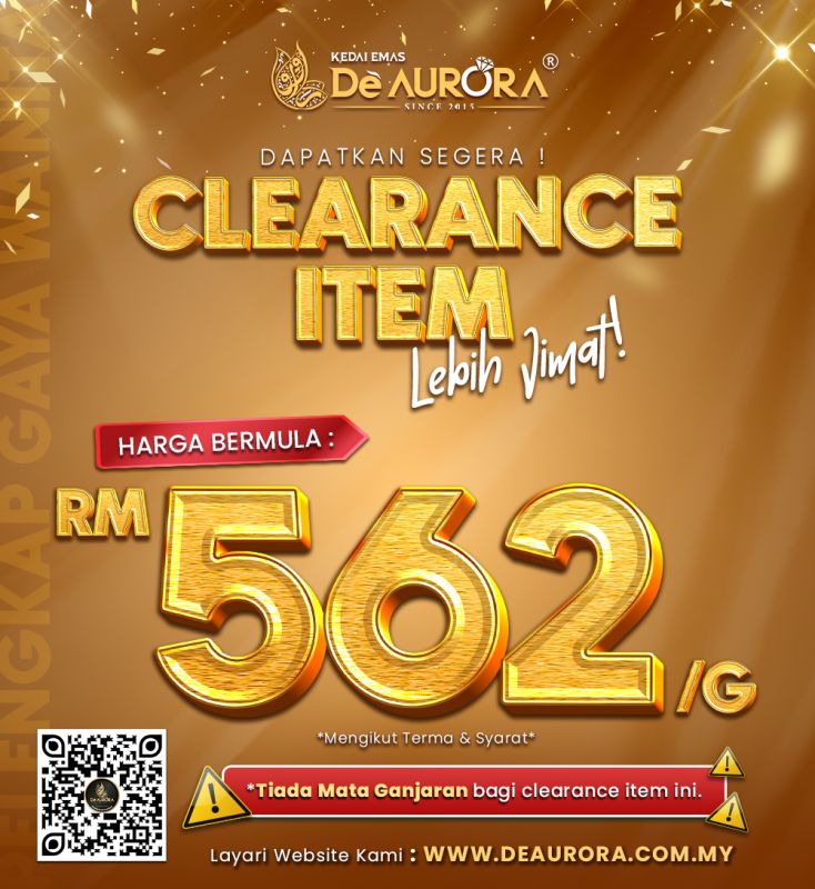 PROMOSI CLEARANCE ITEM !!