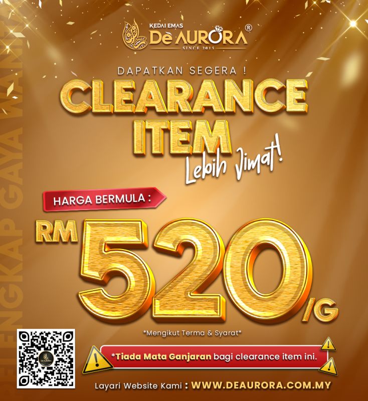 PROMOSI CLEARANCE ITEM !!
