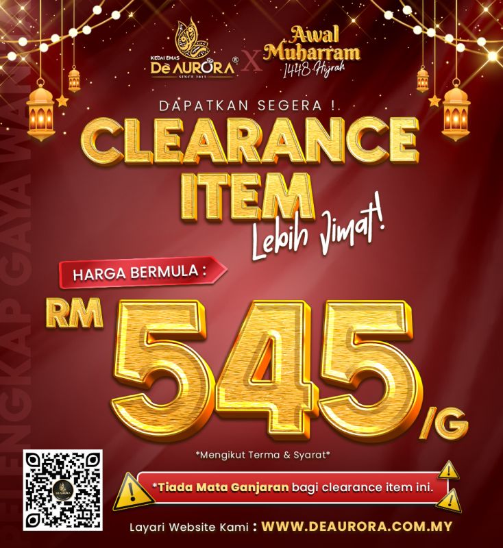 PROMOSI CLEARANCE ITEM !!