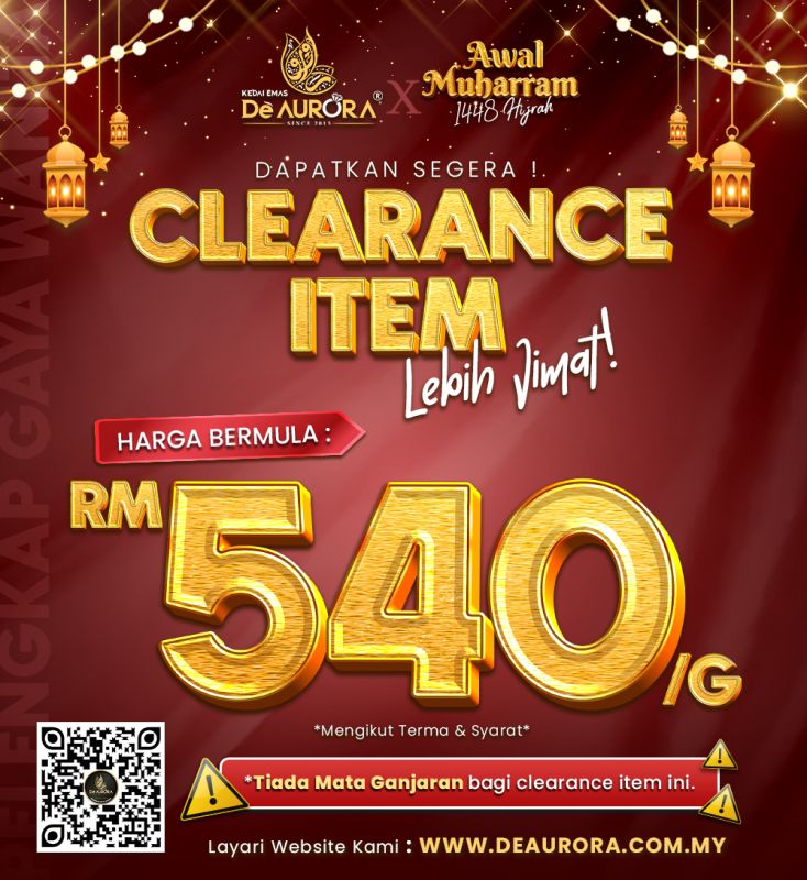 PROMOSI CLEARANCE ITEM !!