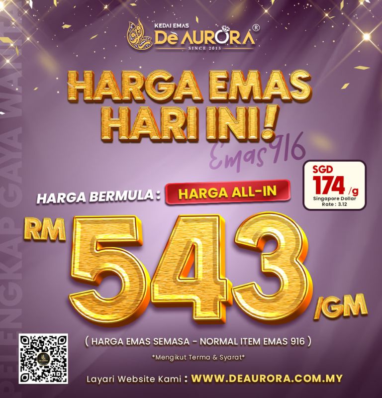 HARGA BERMULA 543/G