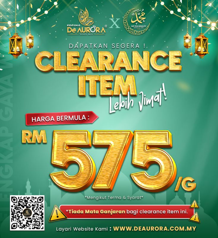 PROMOSI CLEARANCE ITEM !!