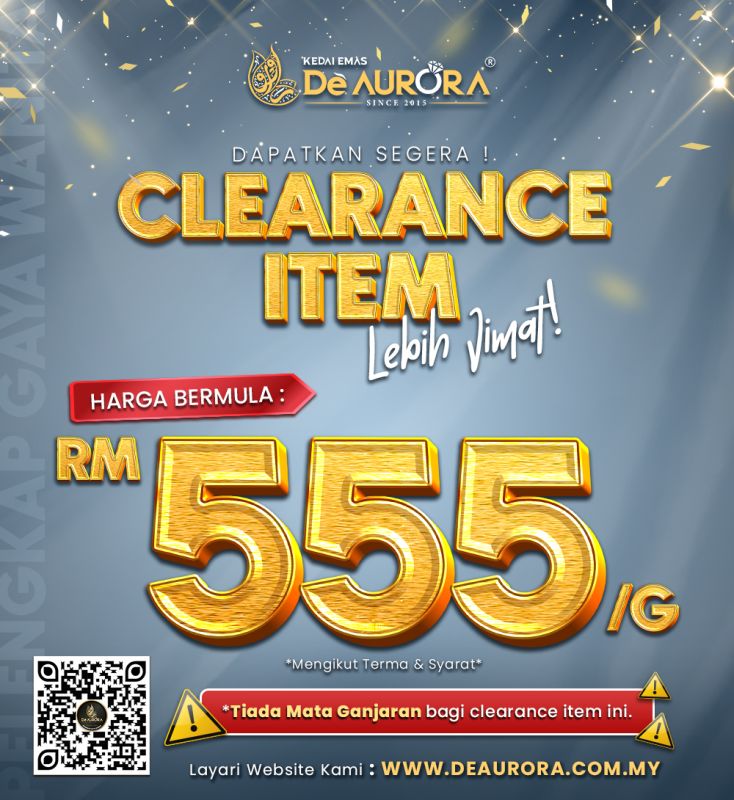 PROMOSI CLEARANCE ITEM !!