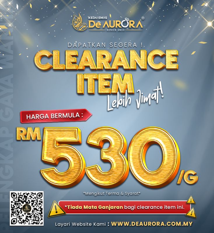 PROMOSI CLEARANCE ITEM !!
