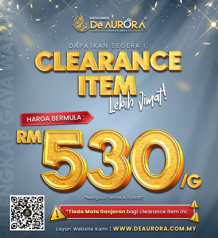 PROMOSI CLEARANCE ITEM !!