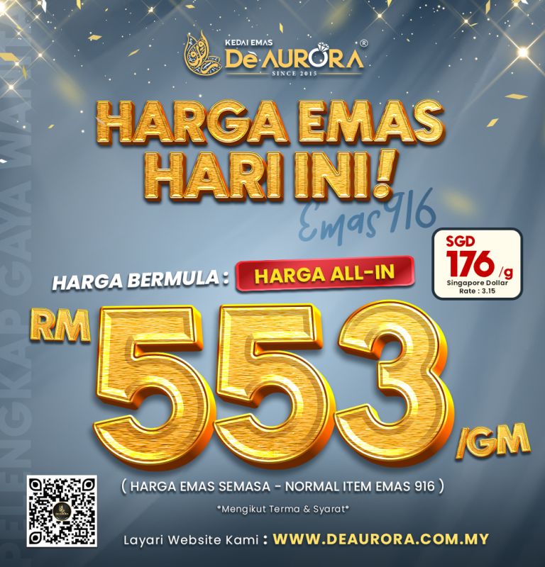 HARGA BERMULA RM553/G