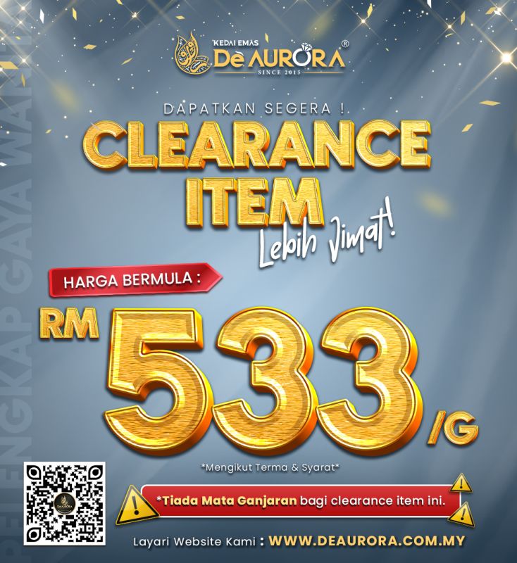 PROMOSI CLEARANCE ITEM !!