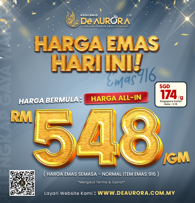 HARGA BERMULA RM553/G
