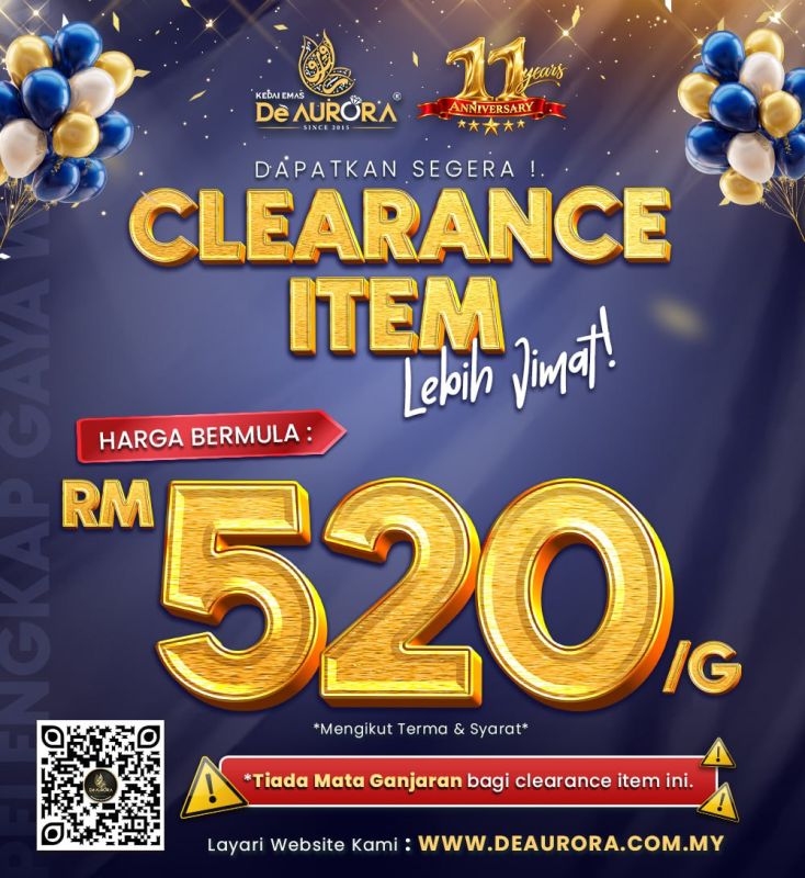 PROMOSI CLEARANCE ITEM !!