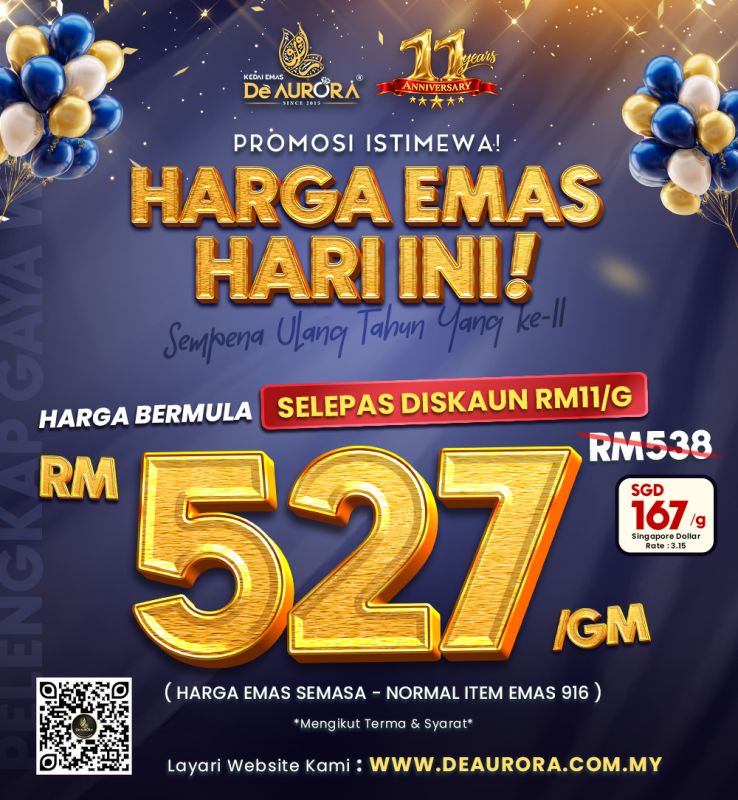 HARGA BERMULA RM527/G