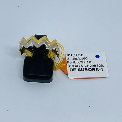 Cincin Fesyen 916 - ZIG ZAG 2C