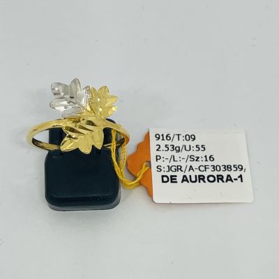 Cincin Fesyen 916 - FESYEN DAUN 2C
