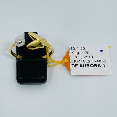 Cincin Fesyen 916 - BUTTERFLY HIGH POLISH 2C