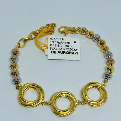 Rantai Tangan 916 - DONUT TRICOLOR