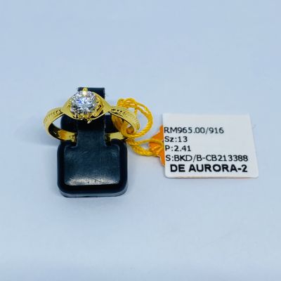 Cincin Permata 916 - CINCIN TUNANG ATAU NIKAH