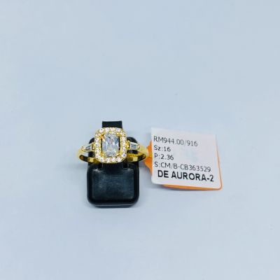Cincin Permata 916 - ZIRCONIA