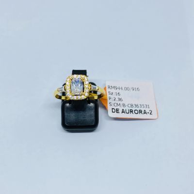 Cincin Permata 916 - ZIRCONIA