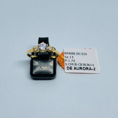 Cincin Permata 916 - ZIRCONIA