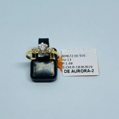 Cincin Permata 916 - ZIRCONIA