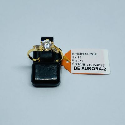 Cincin Permata 916 - ZIRCONIA