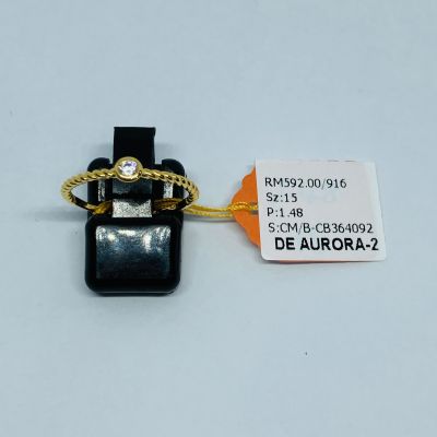 Cincin Permata 916 - ZIRCONIA
