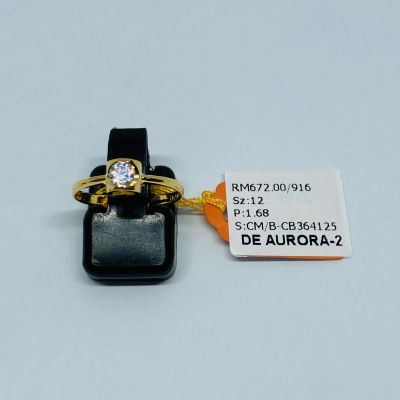 Cincin Permata 916 - ZIRCONIA