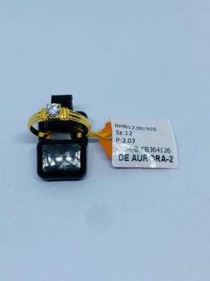 Cincin Permata 916 - ZIRCONIA