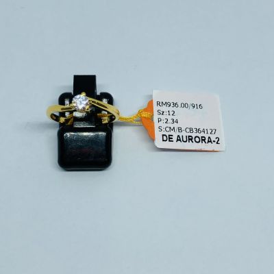 Cincin Permata 916 - ZIRCONIA