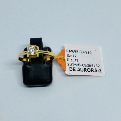 Cincin Permata 916 - ZIRCONIA