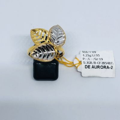 Cincin Fesyen 916 - DAUN KETUM 2C