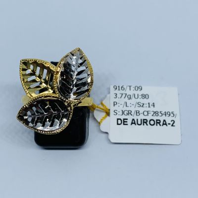 Cincin Fesyen 916 - DAUN KETUM 2C