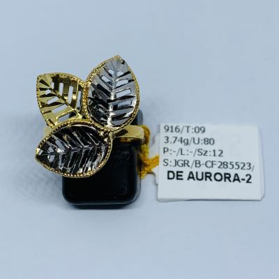 Cincin Fesyen 916 - DAUN KETUM 2C