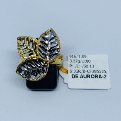 Cincin Fesyen 916 - DAUN KETUM 2C