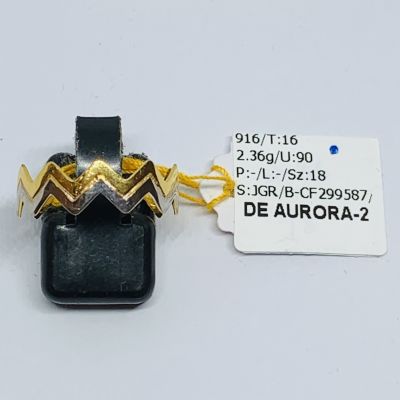 Cincin Fesyen 916 - ZIGZAG 2C