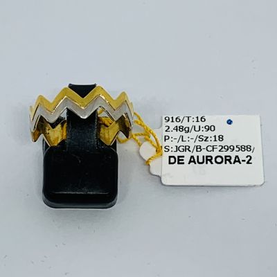 Cincin Fesyen 916 - ZIGZAG 2C