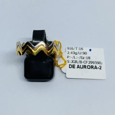 Cincin Fesyen 916 - ZIGZAG 2C