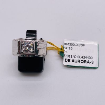 Cincin Perak 925 - BATU PUTIH