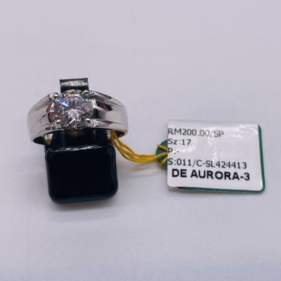 Cincin Perak 925 - BATU PUTIH