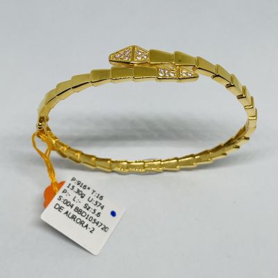 Bangle 916 - CATERPILLAR STONE 1C