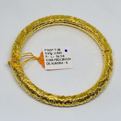 Bangle 916 - PAHAT JAWA HARDGOLD 1C