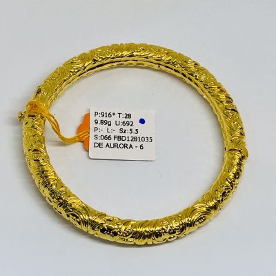 Bangle 916 - PAHAT JAWA HARDGOLD 1C