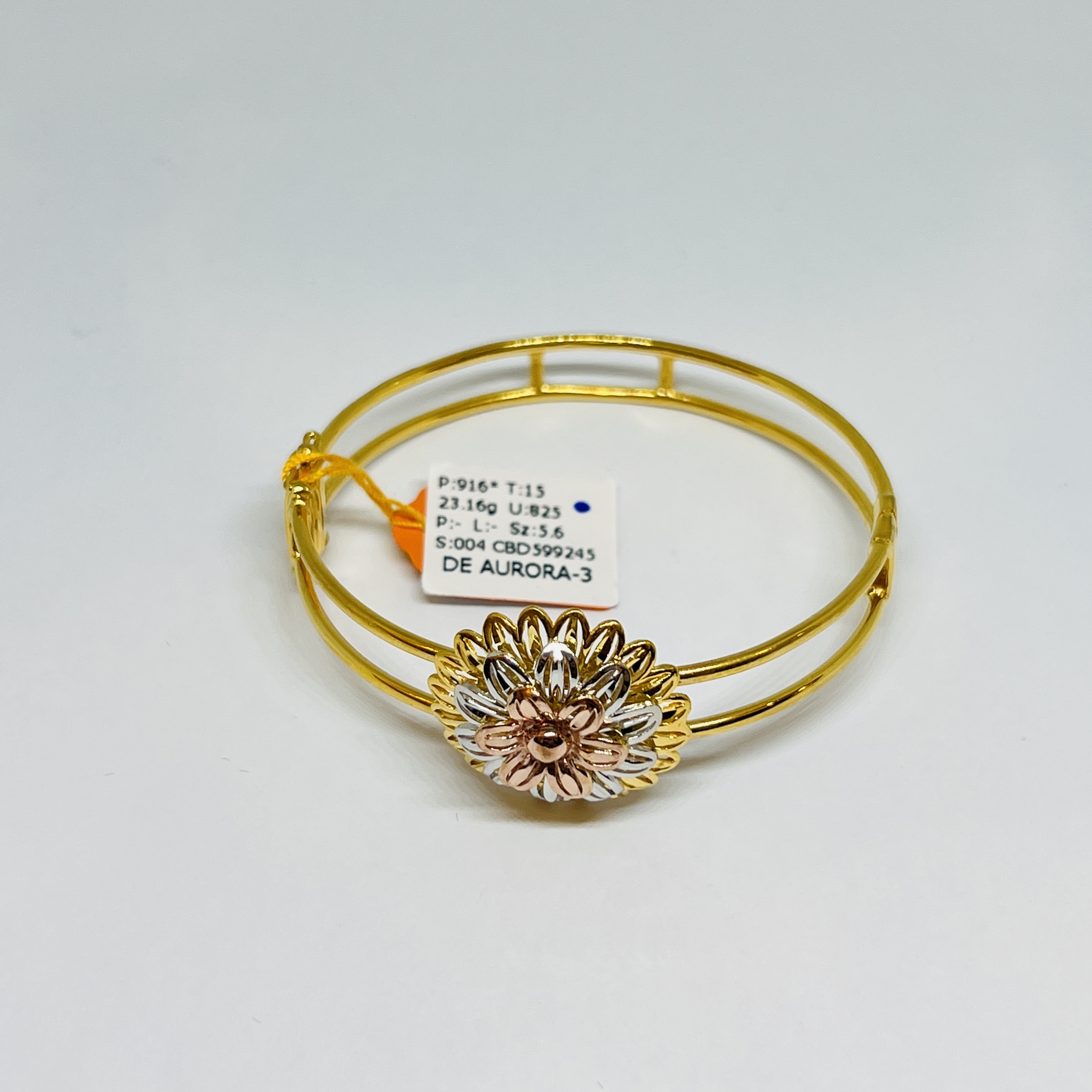 KEDAI EMAS DEAURORA JEWELS 2026 - Barang Kemas Bangle 916