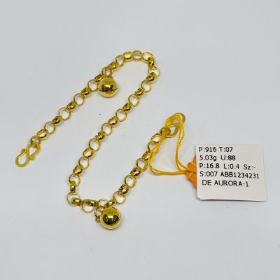 Barang Baby / Kanak-Kanak 916 - RANTAI KAKI KENDI 1C