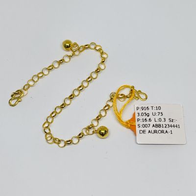 Barang Baby / Kanak-Kanak 916 - RANTAI KAKI KENDI 1C